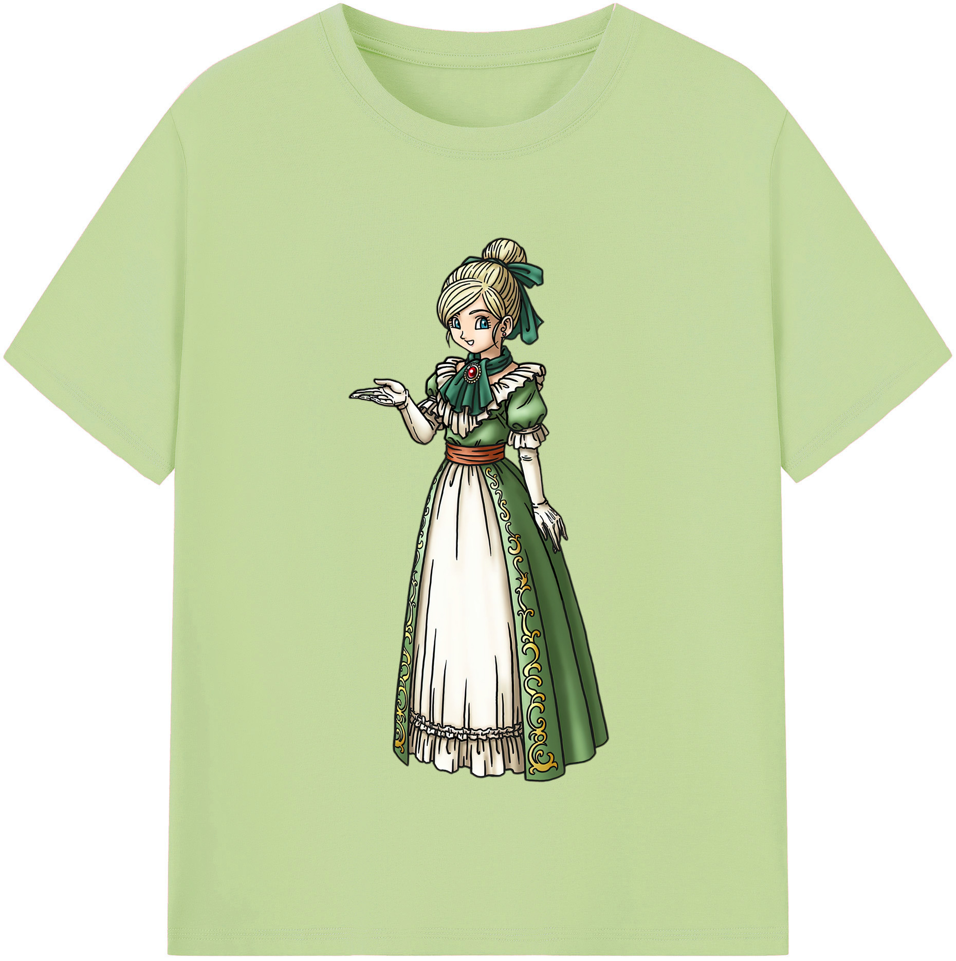（画像用） ドラゴンクエスト Doragon Kuesuto Dragon Quest 綿100％半袖Tシャツ（フロントプリント）